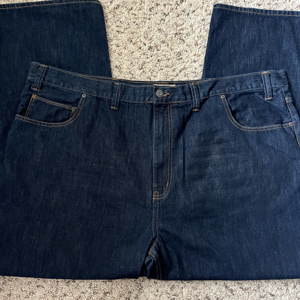 The Foundry Supply Co Big & Tall Jeans | Waist 48 | 100% Cotton | Relaxed Fit - Picture 12 of 14